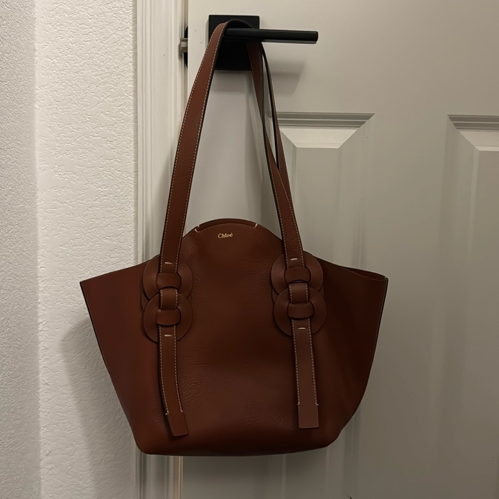 Chloe Darryl leather tote